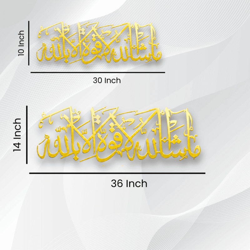Masha Allah La Quwwata Illa Billah